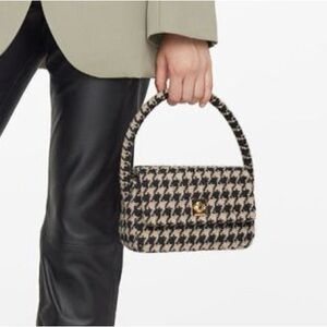 Anine Bing- Mini Nico Bag - houndstooth